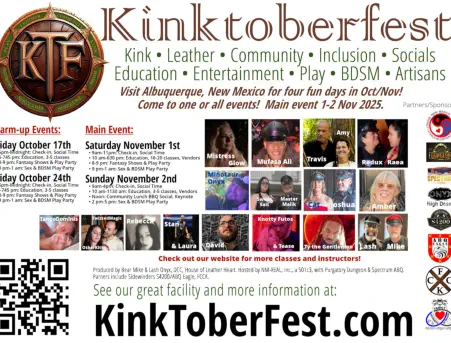 Ad, Kintoberfest 2025, with instructors and producter pictures