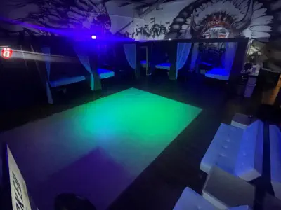 Spectrum ABQ, Cabanas around dance floor, Kinktoberfest 2025