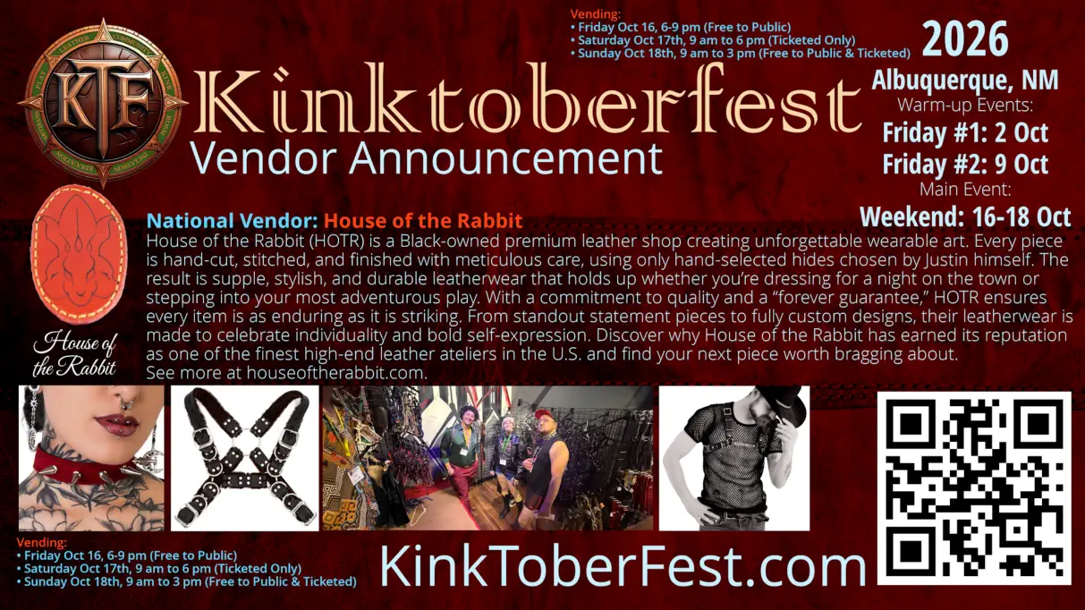 Kintoberfest 2026 Vendor Announcement - House of the Rabbit