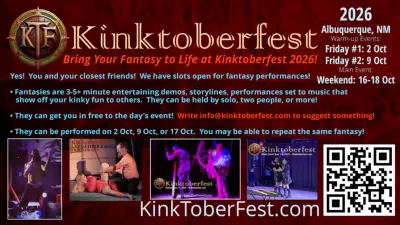 Kinktoberfest 2026 - Knots To Freedom - Massage Therapy - Reserve Your Session